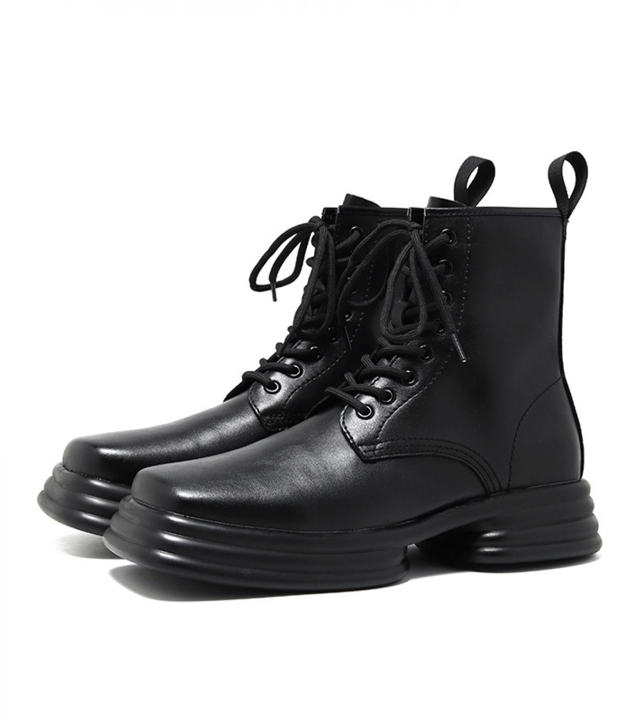 78 21 Botas de motociclismo masculinas de plataforma Sapato de