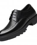 10cm Man Sandal Invisible Heel 8cm Mens Dress Sandals Formal Shoes Breathable Man Taller Wedding Shoes
