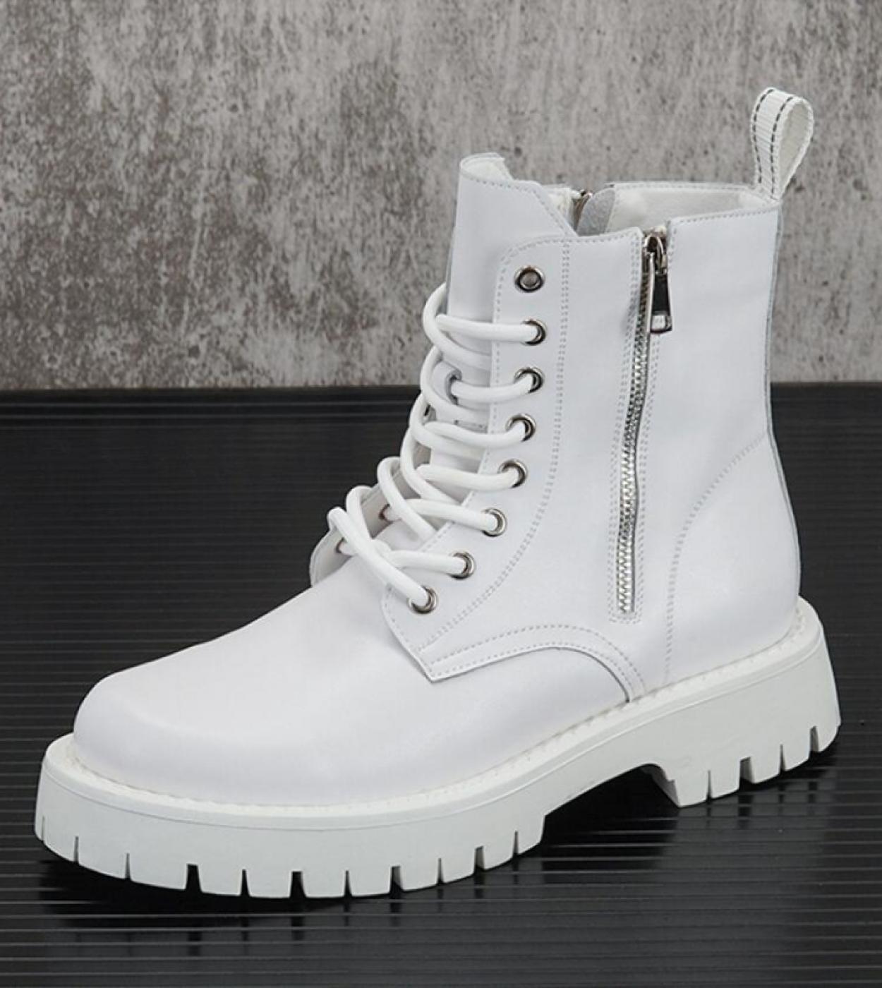 White ankle boots designer on sale