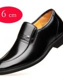 Increased 6 Cm Men Formal Shoes Hidden Heel Mens Wedding Oxfords Heighten Tall Male Dress Leather Footwearformal Shoes
