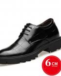 Elevator Dress Shoes Men 8 Cm  Oxford Business Shoes  Mens Shoes Heels  8 Cm Mens  