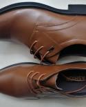 Mens Height Increasing Leather Shoes  Mens Height Increasing Oxfords  6cm Man  