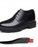 10cm8cm5cm Height Increasing Men Business Dress Shoes Thick Sole Man Lifted Oxfords Four Seasons Mens Wedding Shoes