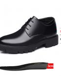 10cm8cm5cm Height Increasing Men Business Dress Shoes Thick Sole Man Lifted Oxfords Four Seasons Mens Wedding Shoes