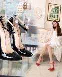 2023 Fashion Thin High Heels 16cm Pumps Shoes Woman Emerald Womens Heels Shoes Party Office Wedding Shoes Large Size 45