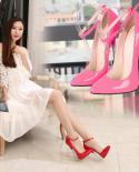 2023 Fashion Thin High Heels 16cm Pumps Shoes Woman Emerald Womens Heels Shoes Party Office Wedding Shoes Large Size 45