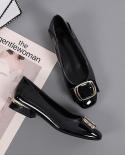 Women Sweet Round Toe Cool Comfort Square Heel Pumps For Party Lady Pink Pu Leather Stylish Elegant Heel Shoes  Pumps