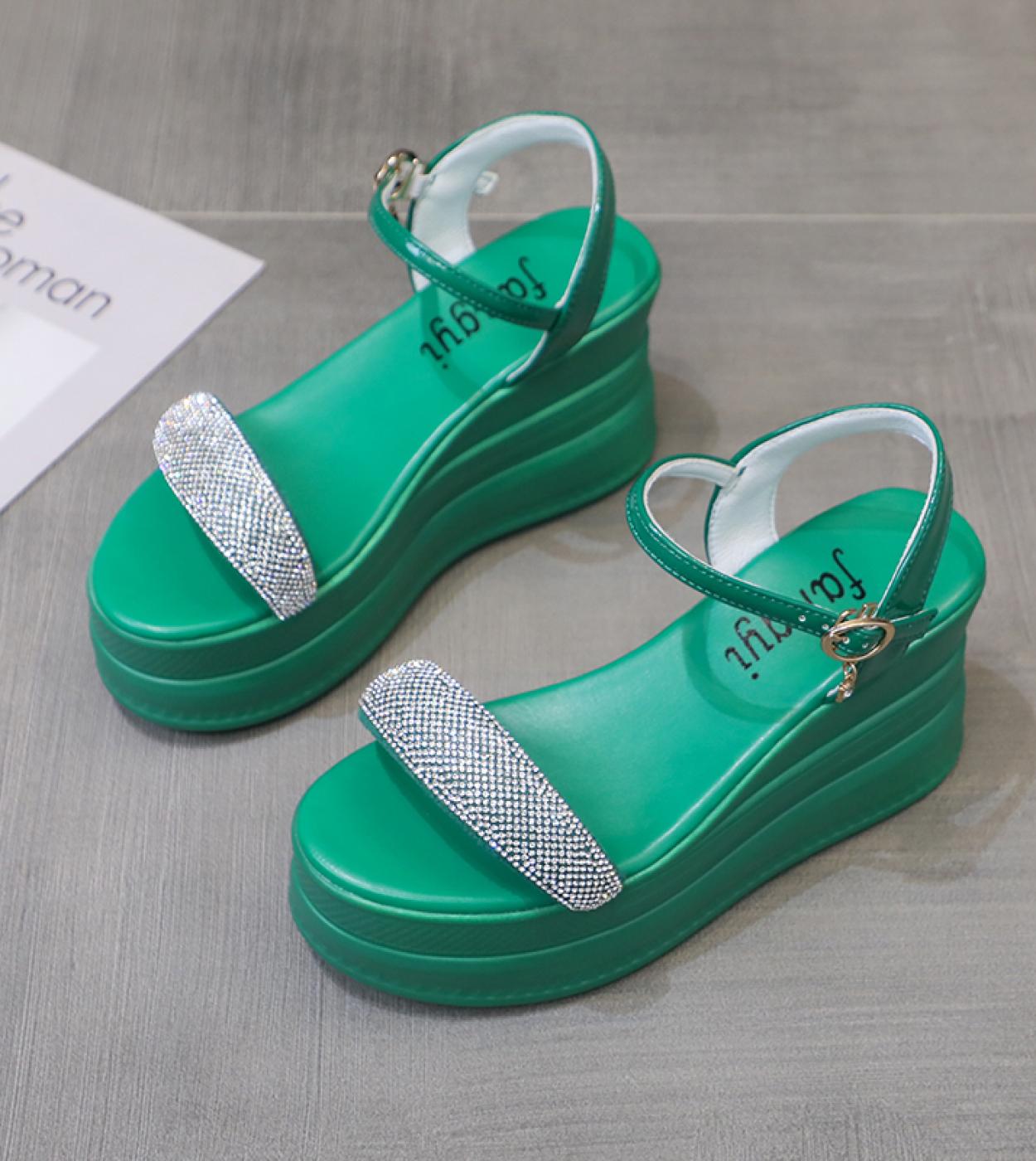 Sandali Donna Estate 2023 Estate 11 Cm Tacco Alto Bambina Sandali Zeppe Eleganti Scarpe Tacco Donna