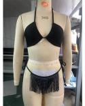 Gland bande Bikini ensemble 2023 femmes strass deux pièces maillot de bain à lacets string maillot de bain licou dos nu plage na