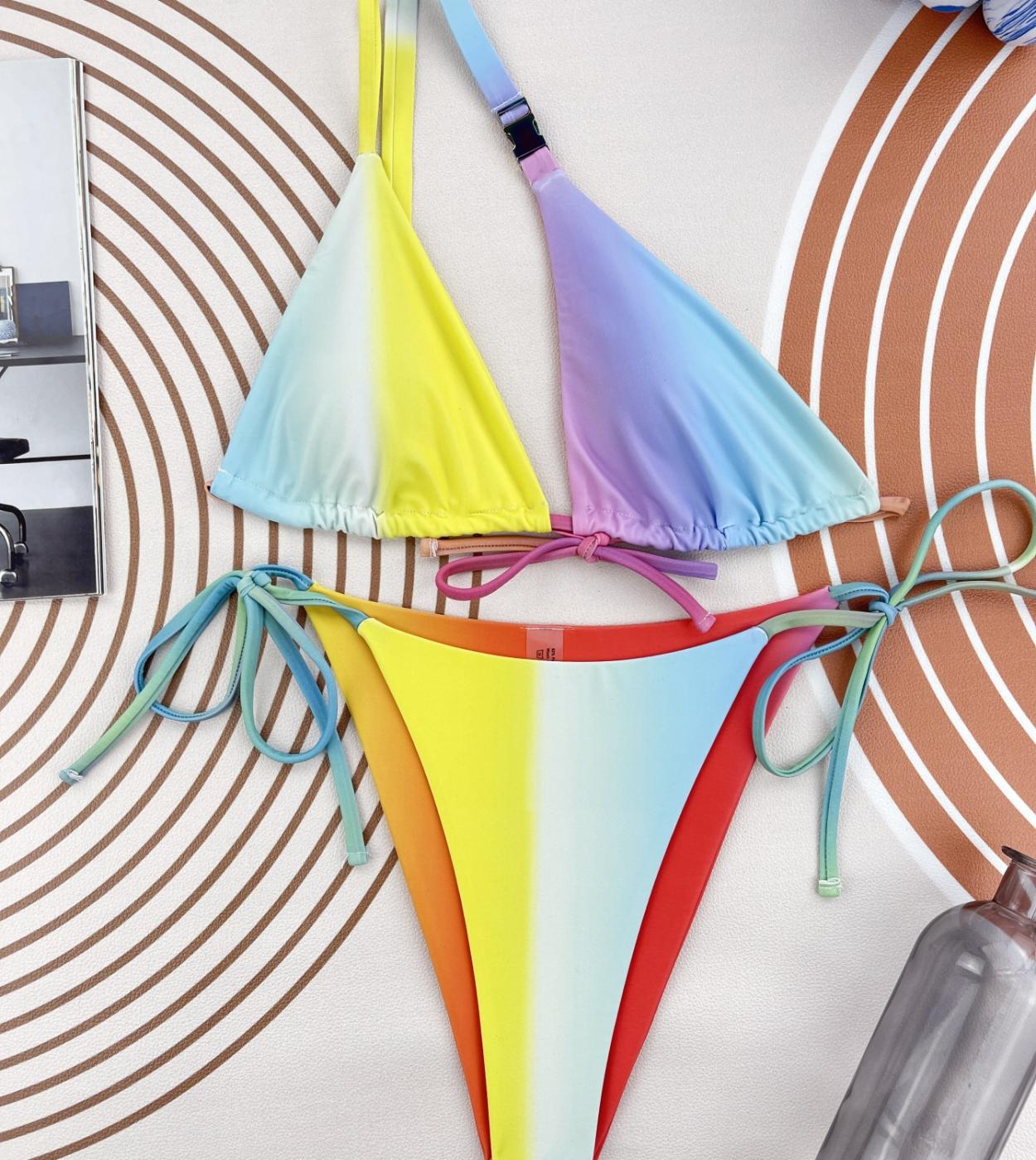 Zaful discount rainbow bikini