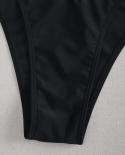cover ups ביקיני 3 חלקים בגד ים שחור מוצק נשים חצאית רשת בגדי ים כתפיית צוואר V בגד ים בגד ים חוטיני biquini cj0