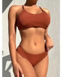 Solid Black Swimwear Women 2022 Two Piece Bandeau Bandage Bikini Off Shoulder Bathing Suit High Waist Summer Backless Be