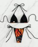 Bikini Set Swimsuit Triangle Swimwear Bathing Suit  Triangle Bikini Thong Swimsuit  Bikinis Set  