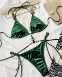 Inlaid Diamond Bikini 2 Piece Swimsuit 2023  Triangle Cup Suspender Backless Bathing Suit Low Waist Drawstring Bikini Xm