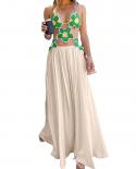 Women Bohemian Long Dress Summer Beach Style  Slim Sleeveless Crochet Flower Knitted Hollow Elegant Beach Dress