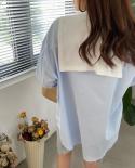Women Shirt With Shawl Autumn Casual Cotton Long Sleeve White Shirts For Women Solid Office Lady Button Loose Tops Cloth