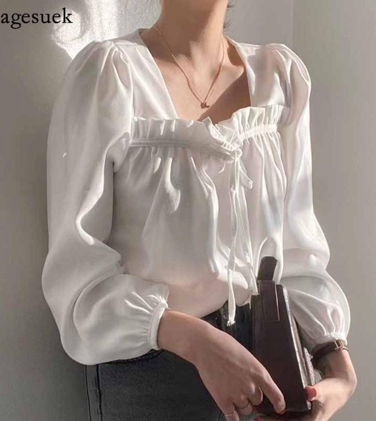 29 34 US Blusas de manga larga de oto o para mujer nueva camisa