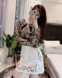 2022  Luxury Women Blouse Crystal Sequins Embroidery Lace Geometric Heavy Beads Shirts Clubs Hollow Topsblusas Camisa 15