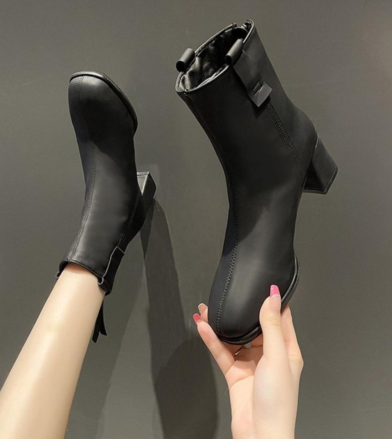 35 94 Automne chaussures pour femmes bottes dames 2022 nouveaux