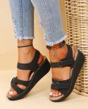 נעלי נשים סנדלי קיץ 2022 סנדלים נוחים לנשים אישה רטרו נעלי טריז קזואל קל משקל chaussure femme