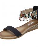 Ethnic Fashion Retro Tassel Womens Summer Beach Shoes  Dress Lady Female Footwear Womans Sandals 35 37 39 41 42  Women