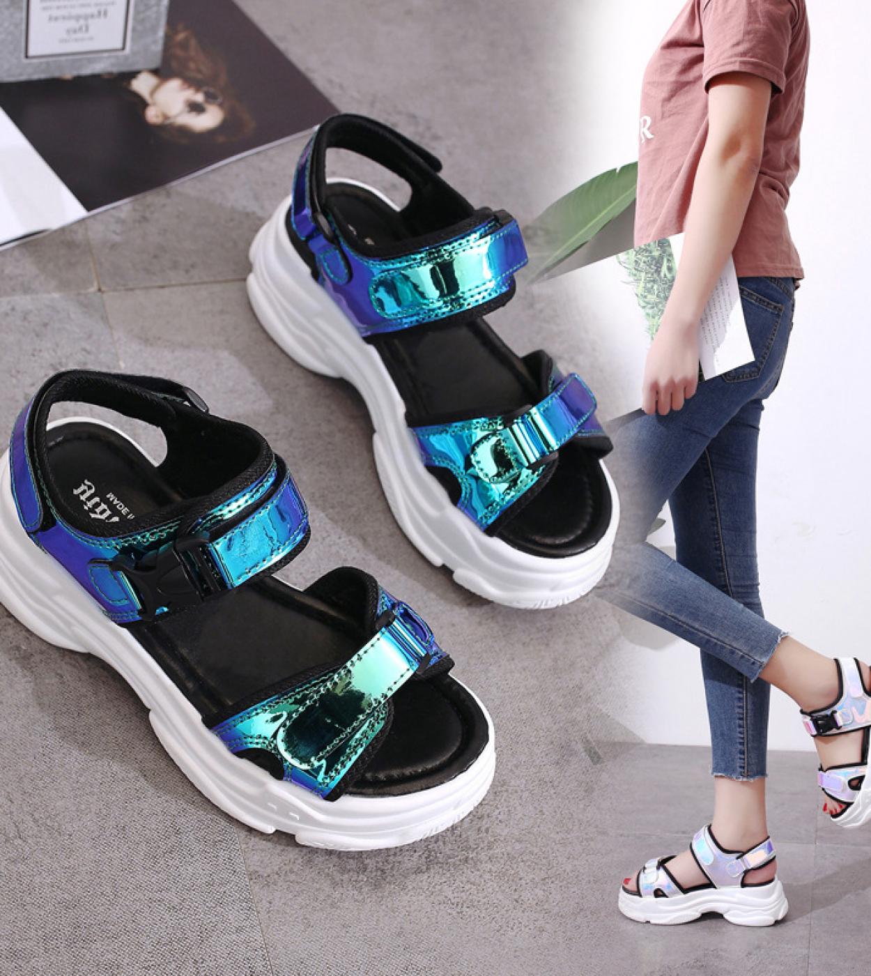 28 83 US Sandalias de verano para mujer Plataforma Cu a Cu as