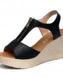 Platform Sandals Women Summer 2023 Ladies Wedge Shoes Open Toe Ladies Shoes Woman Comfy Sandal Peep Toe High Heels Femal
