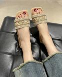 Women Wearing Slippers For Summer Outing In 2023, New Trendy And Versatile Fashion Flat Bottomed Flip Flops, Anti Slip S