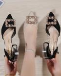 Women Pointed Toe Silver Comfortable High Heel Pumps Lady Cute Sweet Golden Wedding Shoes Zapatillas Mujer  Pumps