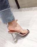 2022  And     Station Metal High Heeled Shoes Winding Snake Shaped Pointed Stiletto Sandals