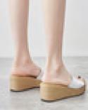 Summer Slippers Womens Outer Wear Fashion Platform Flat Shoes Sandals Sheepskin Classic Fisherman Shoes Summer Flipflop