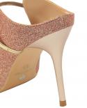 2022 femmes sandales talons hauts Slipon dames chaussures bout pointu plate-forme été tongs femmes pompes nouveau Rivet Sandalia
