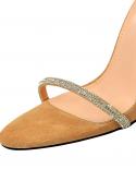 2023 nouvelles femmes sandales été Super talons hauts chaussures dété pour femmes strass transparent talon de chaussures boucle