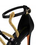 2022  Womens Sandals Platfrom Super High Heels Summer Shoes For Woman Nightclub Crystal Gladiator Thin Heeld Sandal