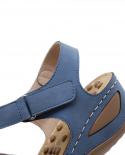 Summer Womens Sandals Fashion 55cm Wedges High Heel Shoes For Women Casual Sandals Platform Sandalias Pu Leather Ladie