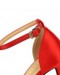 2022 סנדלי נשים תמציתיים נעלי קיץ עם עקבים גבוהים לאישה סנדלי גלדיאטור מחודדות לאישה chaussure f