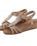 New Summer Sandals For Women Gladiator High Heels Shoes For Women Wedges Female Sandals Casual Ladies Shoes Beach Women 