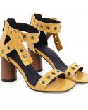 Summer Women Sandals High Heels Rivet Female Slippers Casual Shoes Outdoor Sunmmer Flip Flops Plus Size Shoes Women  Wom