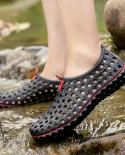 קיץ לגברים סנדלי חוף נושמים חלולים נעלי בית קזואל סנדלי גברים זכר 2023
