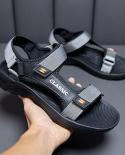Sandálias masculinas de alta qualidade sandálias de praia confortáveis ​​sapatos casuais leves verão tamanho grande sandálias ma