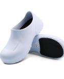 Man Chef Shoes Kitchen Cooker Clogs Work Hospital Shoes Antiskidding Oil Proof Waterproof Sandals Insole Sell Separately