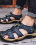 2023 Men Shoes Summer New Large Size Mens Sandals Men Sandals Fashion Sandals Slippers Big Size 38 47