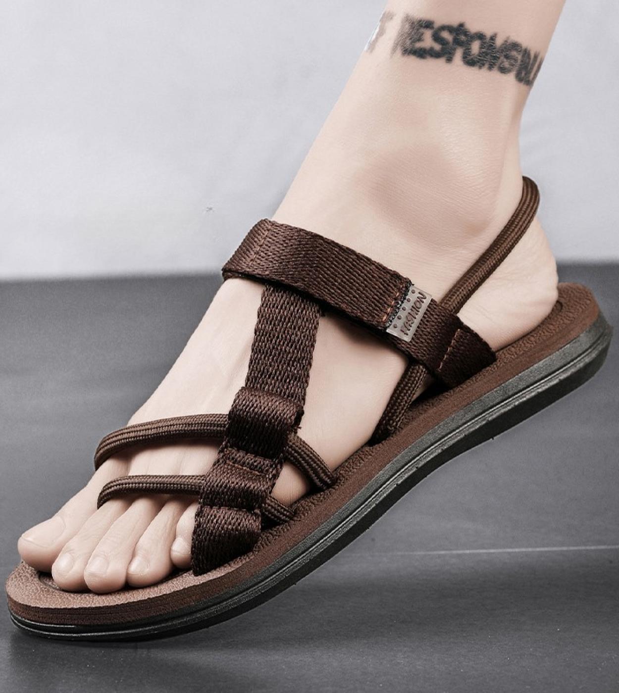 Men Black Sandals Summer Couple Shoes Best Sellers In 2023 Products Manual Shoes For Men With Sandalias Hombre