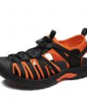 New Summer Men Sandals Fashion Design Breathable Casual Shoes Men Soft Bottom Outdoor Beach Sandals Big Size 48