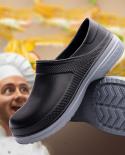 Men Chef Shoes Women Nonslip Waterproof Oilproof Kitchen Shoes Work Cook Shoes For Chef Master Restaurant Sandal Plus Si