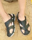 2023 الصيف الرجال النعال سليبون أحذية الحديقة تنفس رجل الصنادل حجم كبير أحذية الشاطئ الذكور الوجه يتخبط سريع الجفاف M
