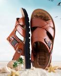 Mens Summer Sandals Comfortable Slip On Casual Sandals Fashion Men Slippers Zapatillas Hombre Size 37 48