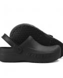 Summer Chef Shoes For Men Sport Sandals Flat Nonslip Clogs Slippers Platform Beach Casual Man Shoes Plus Size Women Sand