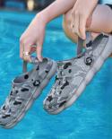 Men Clogs Sandals Summer Outdoor Slippers Beach Aqua Shoes Men Slip On Flipflops Garden Sandals Casual Shoes Water Shoes
