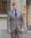 Grey Mens Suits Slim Fit Notched Lapel Formal Business Blazer 3 Piece Set Wedding Groom Tuxedo Terno Masculino Jacket Ve